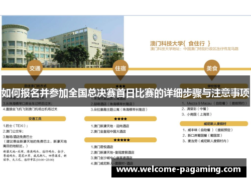 如何报名并参加全国总决赛首日比赛的详细步骤与注意事项 如何报名并参加全国总决赛首日比赛的详细步骤与注意事项