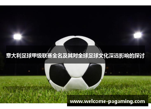 意大利足球甲级联赛全名及其对全球足球文化深远影响的探讨