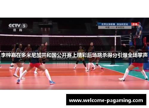 李梓嘉在多米尼加共和国公开赛上精彩后场跳杀得分引爆全场掌声 李梓嘉在多米尼加共和国公开赛上精彩后场跳杀得分引爆全场掌声